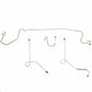 1974-75 Dodge Dart Front Brake Line Kit Power Disc/Drum Brake Kit - YKT7402OM