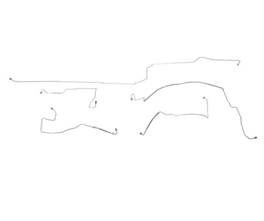 1999-04 Chrysler 300M Front Brake Line Kit AWABS w/ Traction Control - YKT9901OM - Front Lines Car Part People