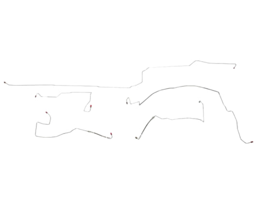 1999-04 Chrysler 300M Front Brake Line Kit AWABS w/ Traction Control - YKT9901SS - Front Lines Car Part People