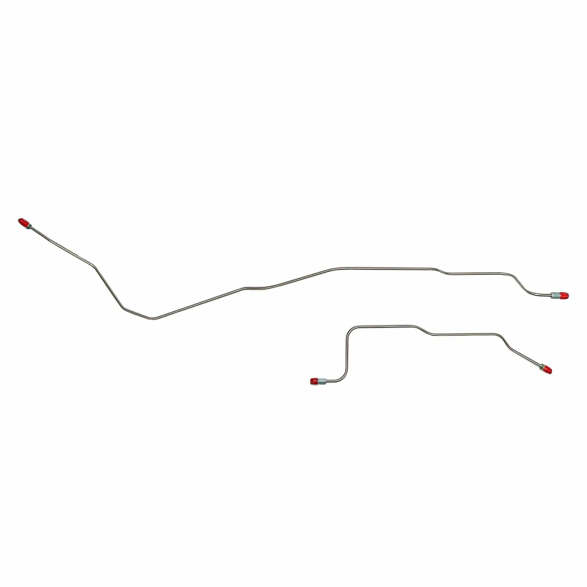 67-69 Mopar A-Body, Dana Rear Axle Lines; Steel; Fine Lines YRA6703OM - Brake Hoses Car Part People