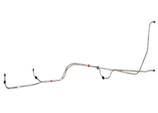 1967-69 Plymouth Barracuda Trans Cooler Lines w/ 8cyl 727 Trans Set - YTC6701SS - Transmission Lines Car Part People