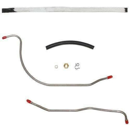64-65 Ford Mustang Carburetor Tube Kit 170 CID 6 Cyl 1 BBL Stainless Steel - Pre-Bent Fuel Lines Car Part People