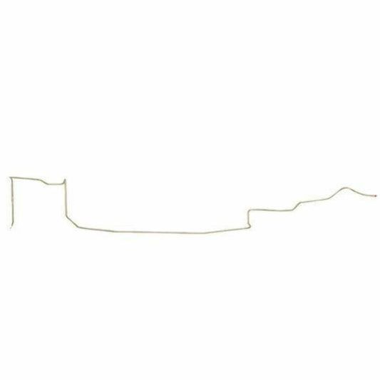 Fine Lines ZGL6501SS - Fuel Line Kit 6cyl Tank-Pump Fuel Line Stainless - 1965-66 Ford Mustang - Pre-Bent Fuel Lines Car Part People