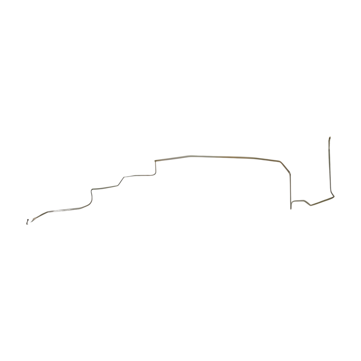 1964-66 Ford Mustang Fuel Line Kit V8 3/8 Inch Tank-Pump Fuel Line - ZGL6503SS - Pre-Bent Fuel Lines Car Part People