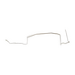 1967 Ford Mustang Fuel Line Kit 6cyl 5/16 Inch Tank-Pump Fuel Line - ZGL6706SS