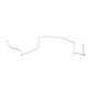 1967 Mercury Cougar Fuel Line Kit 5/16 Inch 1 Piece Fuel Steel - ZGL6712OM