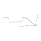 1968 Ford Mustang Tank to Pump Fuel Line Kit 8 Cyl 3/8 Steel ZGL6803OM