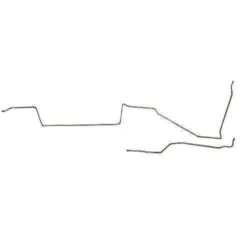 1968 Mercury Cougar Tank to Pump Fuel Line Kit Staggered Shocks 2 Piece ZGL6812SS