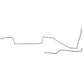 1968 Mercury Cougar Fuel Line Kit w/Staggered Shocks 2 Piece Tank-Pump ZGL6812SS