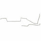 Fuel Line Kit For 68 Mercury Cougar V8 2 Piece 3/8 Inch Fuel Line Steel
