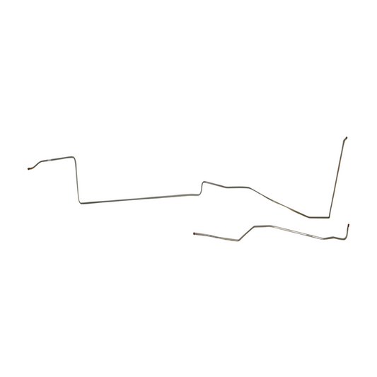1969 Mercury Cougar Fuel Line Kit 2 Piece 3/8 Inch Fuel Line Stainless ZGL6912SS - Pre-Bent Fuel Lines Car Part People