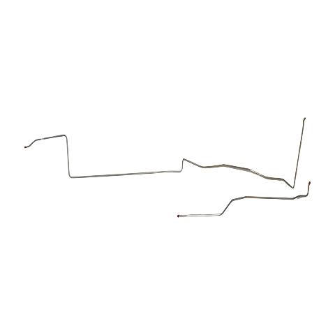 1971-73 Mercury Cougar Fuel Line Kit 8cyl 2 Piece 3/8 Line Stainless - ZGL7112SS