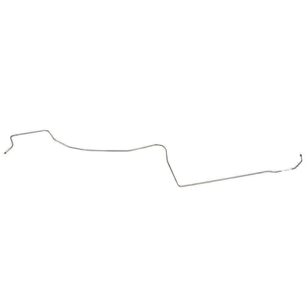 84-86 Ford Mustang SVO Fuel Line Kit Without Subframe Connectors Stainless ZGL8401SS - Pre-Bent Fuel Lines Car Part People