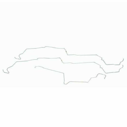 1987-93 Ford Mustang Fuel Line Kit V8 w/ Subframe Connectors Steel - ZGL8701OM - Pre-Bent Fuel Lines Car Part People