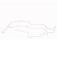 87-93 Ford Mustang V8 Subframe Connectors Fuel Line Kit Stainless Steel ZGL8701SS-CP - Pre-Bent Fuel Lines Car Part People