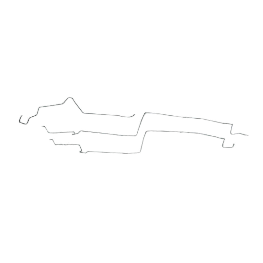 1987-93 Ford Mustang Fuel Line Kit V8 no Subframe Connectors Stainless ZGL8702SS - Pre-Bent Fuel Lines Car Part People