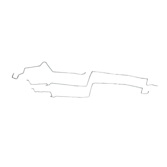 1987-93 Ford Mustang Fuel Line Kit V8 no Subframe Connectors Stainless ZGL8702SS - Pre-Bent Fuel Lines Car Part People