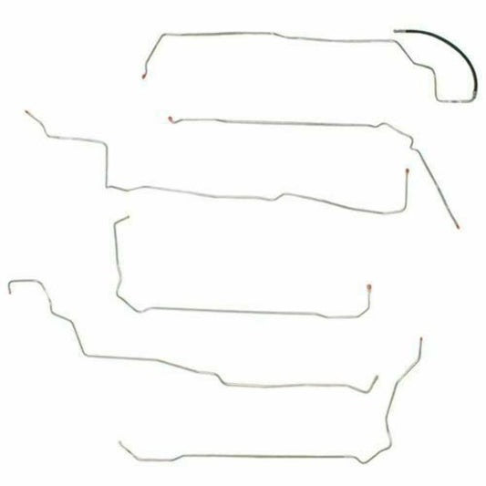 1994-95 Ford Mustang GT Fuel Line Kit Steel - ZGL9404OM - Pre-Bent Fuel Lines Car Part People