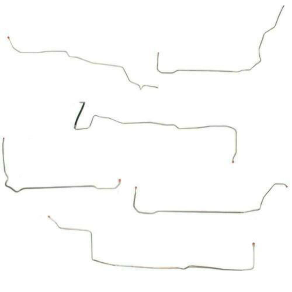 1996-98 Ford Mustang GT Fuel Line Kit Stainless - ZGL9604SS - Pre-Bent Fuel Lines Car Part People