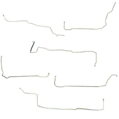1996-98 Ford Mustang GT Fuel Line Kit Stainless - ZGL9604SS - Pre-Bent Fuel Lines Car Part People