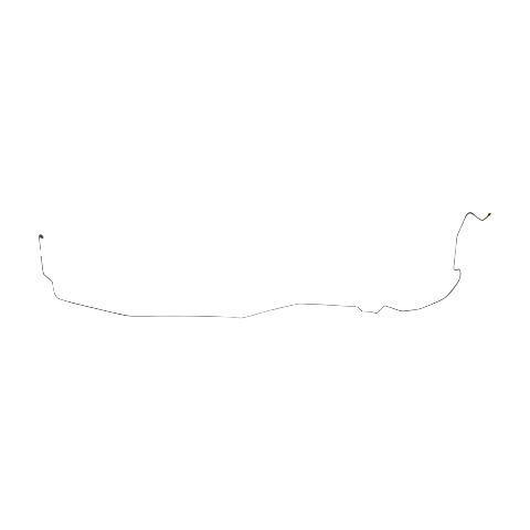 1967 Mercury Cougar Intermediate Brake Line Drum Under Column - ZIN6713OM