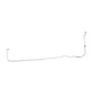 1970 Mercury Cougar Intermediate Brake Line Drum Brakes Stainless - ZIN7013SS