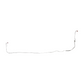 1970 Mercury Cougar Intermediate Brake Line Disc Brakes Steel - ZIN7014OM