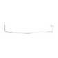 1971 Ford Mustang Intermediate Brake Line Disc Brakes Stainless - ZIN7102SS