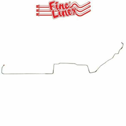 1983-86 Ford Mustang Intermediate Brake Line w/ Sub-Frame Connectors - ZIN8301SS - Intermediate Lines Car Part People