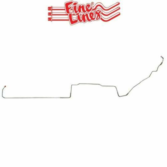 1983-86 Ford Mustang Intermediate Brake Line w/ Sub-Frame Connectors - ZIN8301SS - Intermediate Lines Car Part People