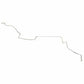 1983-86 Ford Mustang Intermediate Brake Line w/o Sub-Frame Connectors -ZIN8302OM