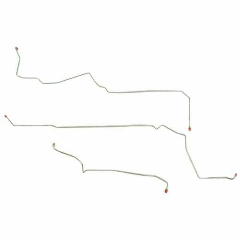 1994-95 Ford Mustang GT Intermediate Brake Line AWABS Stainless - ZIN9401SS - Intermediate Lines Car Part People