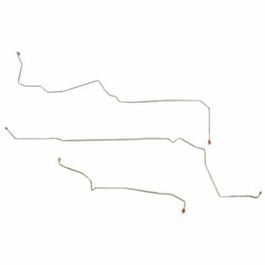 1994-95 Ford Mustang GT Intermediate Brake Line AWABS Stainless - ZIN9401SS - Intermediate Lines Car Part People