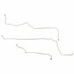 1994-95 Ford Mustang GT Intermediate Brake Line AWABS Stainless - ZIN9401SS