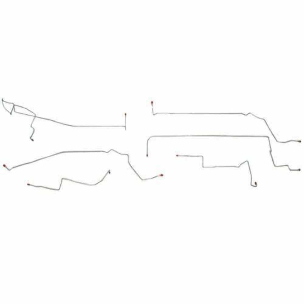 1999-04 Ford Mustang GT 4.6L V8 Intermediate Brake Line Steel - ZIN9903OM - Intermediate Lines Car Part People