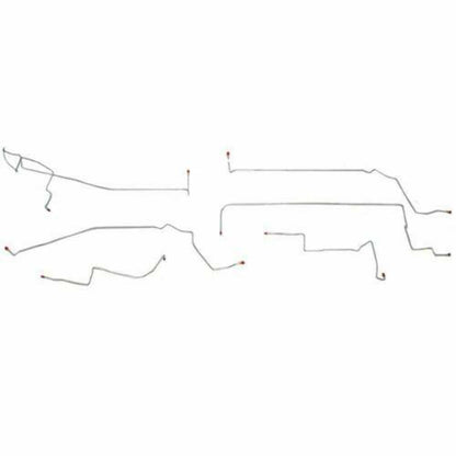 1999-04 Ford Mustang GT 4.6L V8 Intermediate Brake Line Steel - ZIN9903OM - Intermediate Lines Car Part People