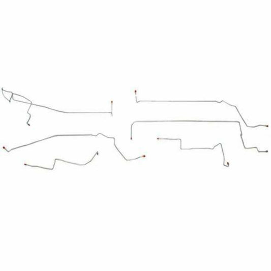 1999-04 Ford Mustang GT 4.6L V8 Intermediate Brake Line Steel - ZIN9903OM - Intermediate Lines Car Part People