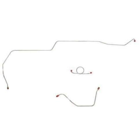 For Ford Mustang 1964-65 Front Brake Line Kit 3pcs Standard Brake-ZKT6401SS-CPP