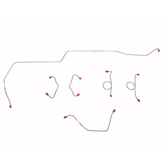 1964-66 Ford Mustang Front Brake Line w/ Standard Disc Brakes - ZKT6411OM - Front Lines Car Part People