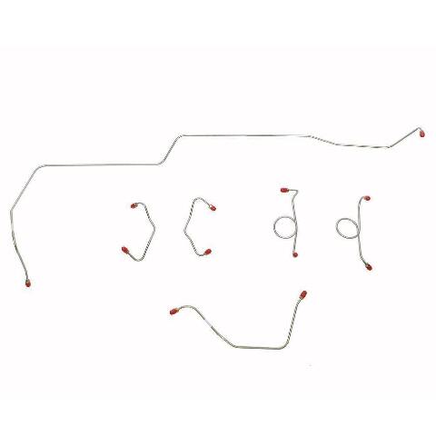 1964-66 Ford Mustang Front Brake Lines w/ Standard Disc Brake Conversion ZKT6411SS
