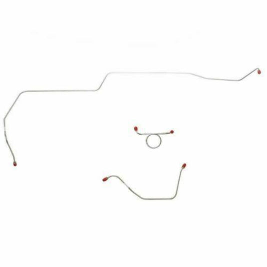 Fine Lines ZKT6601OM - Front Brake Line w/ Standard Drum Brakes for 1966 Ford Mustang - Front Lines Car Part People