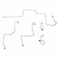 1967 Ford Mustang Front Brake Line Kit w/ Standard Brakes 5 Piece - ZKT6702SS
