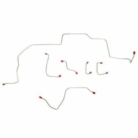 1969 Ford Mustang Boss 429 Front Brake Line Kit Power Disc Brakes - ZKT6901OM