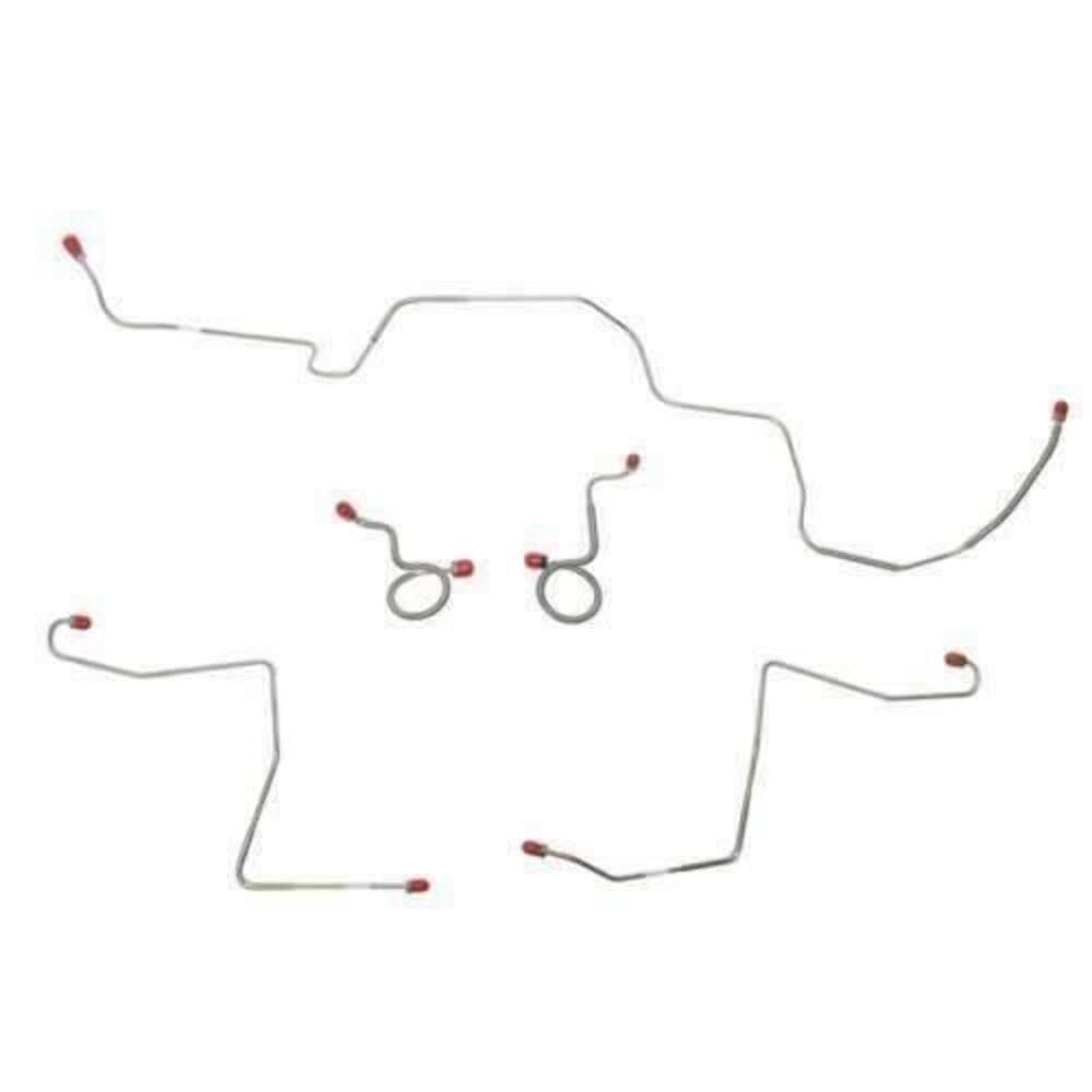 For Mercury Cougar 1970 Front Brake Line Kit 5pcs Standard Brakes-ZKT7001SS-CPP - Front Lines Car Part People