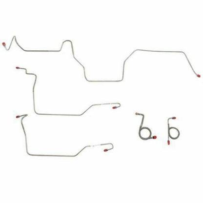 1971-72 Ford Mustang Front Brake Line Kit w/ Power Disc Brakes - ZKT7102OM - Front Lines Car Part People