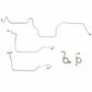 1971-72 Ford Mustang Front Brake Line Kit w/ Power Disc Brakes - ZKT7102SS