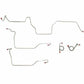 1973 Ford Mustang Front Brake Line Kit w/ Power Disc Brakes 5 Piece - ZKT7302SS
