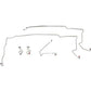 Ford Mustang 1987-1993 Front Brake Line Kit Stainless ZKT8701SS-CP