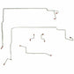 Fine Lines ZKT9401OM - GT Front Brake Line Kit ABS Steel for 1994-95 Ford Mustang GT