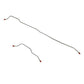 1964-66 Ford Mustang 6cyl. Rear Axle Lines 2 Piece Set Stainless - ZRA6401SS